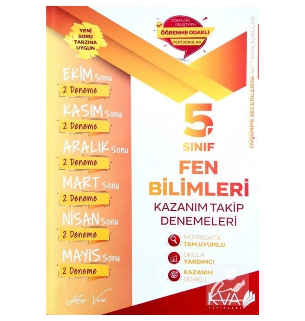 5.Sınıf Fen Bilimleri Kazanım Takip Denemeleri  Kva