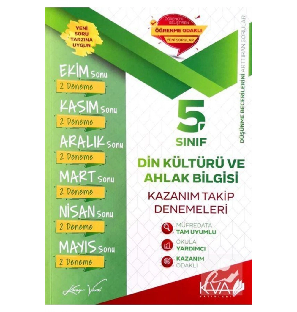 5.Sınıf Din Kültürü Kazanım Takip Denemeleri  Kva