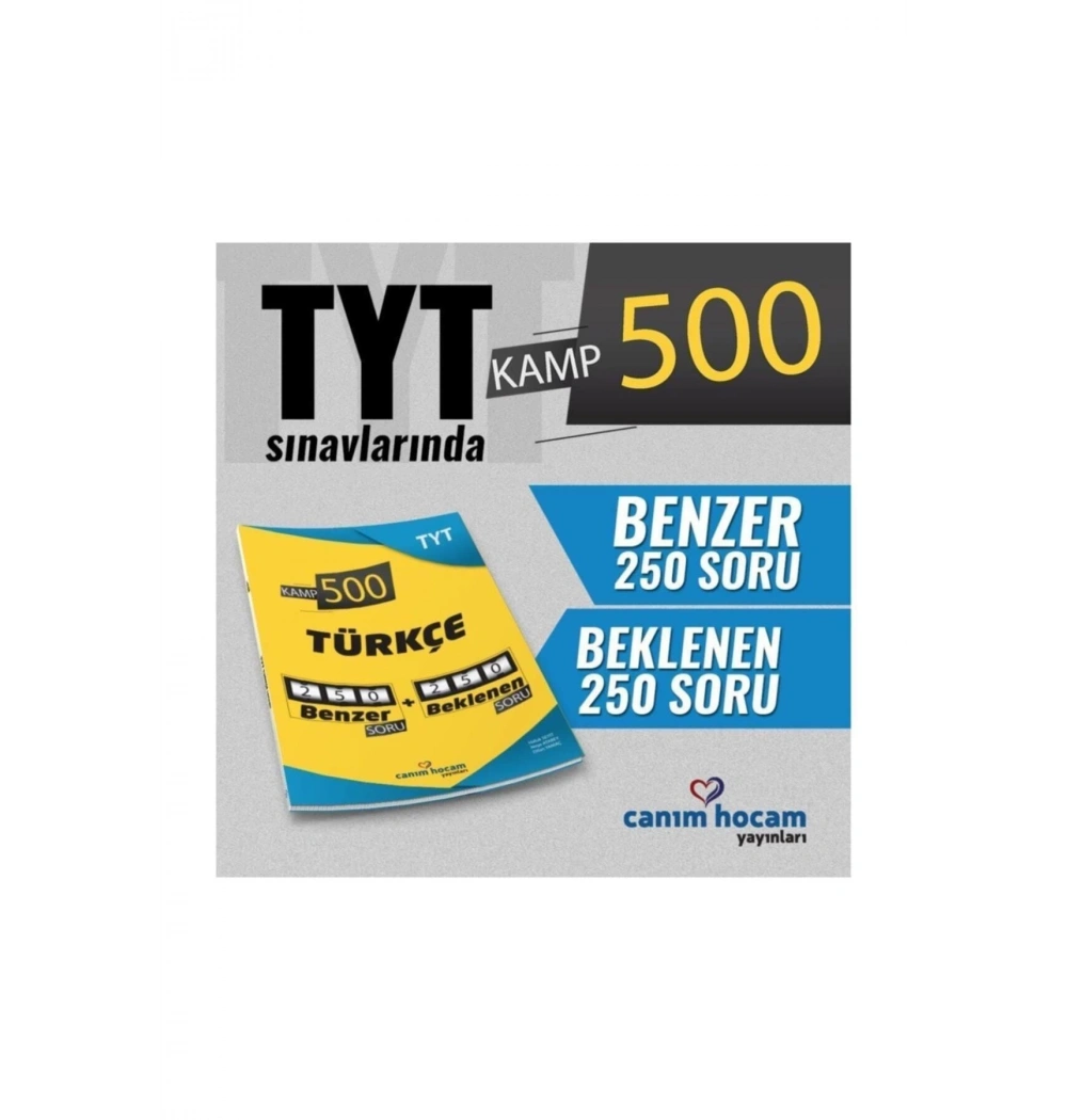 Tyt Kamp 500 Türkçe Soru Bankası Canım Hocam