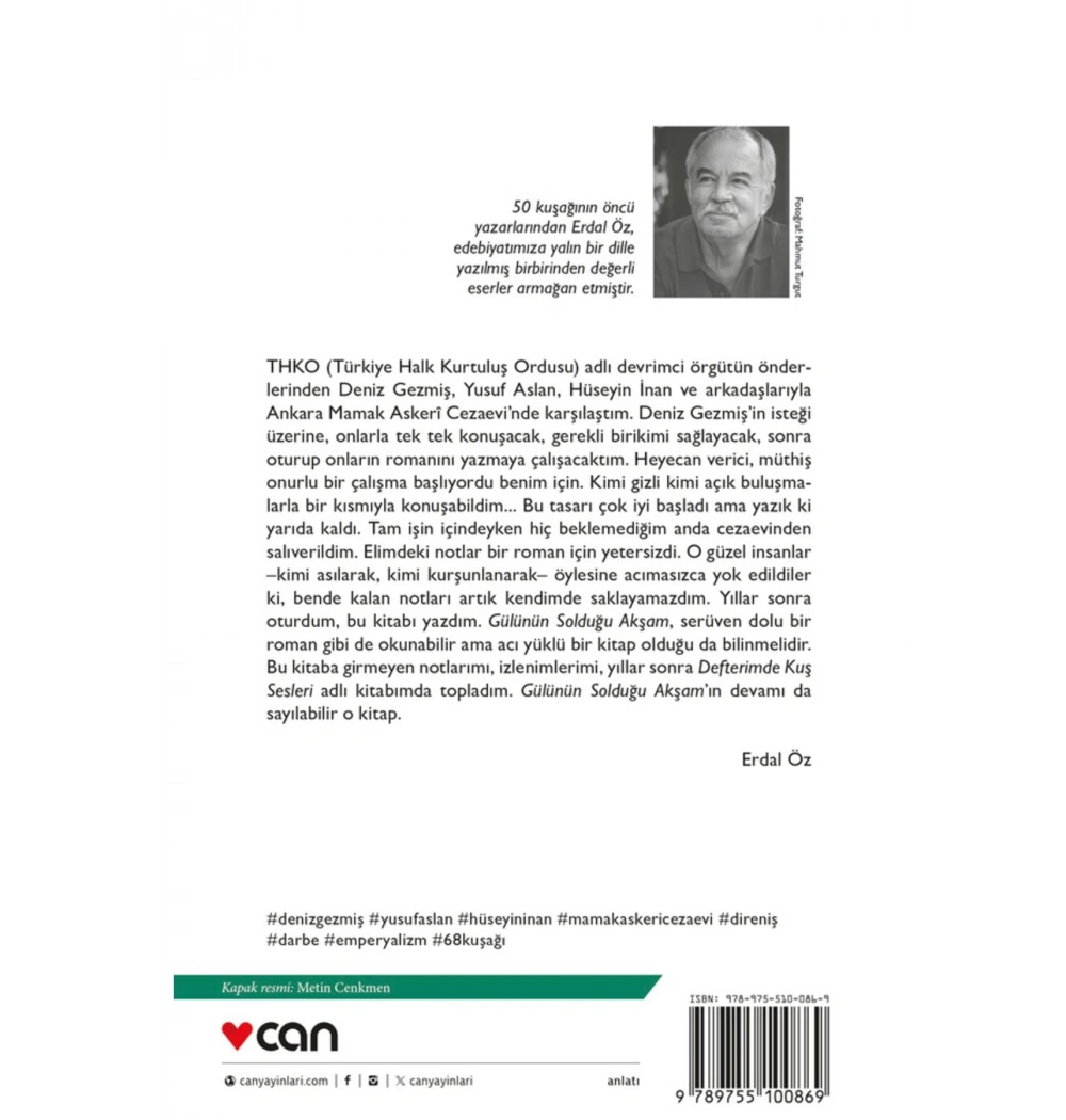 Gülünün Solduğu Akşam    Erdal Öz    Can