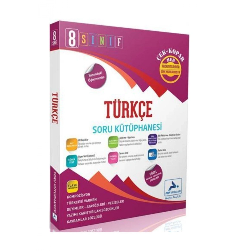 Paraf 8.Sınıf Türkçe Soru Kütüphanesi