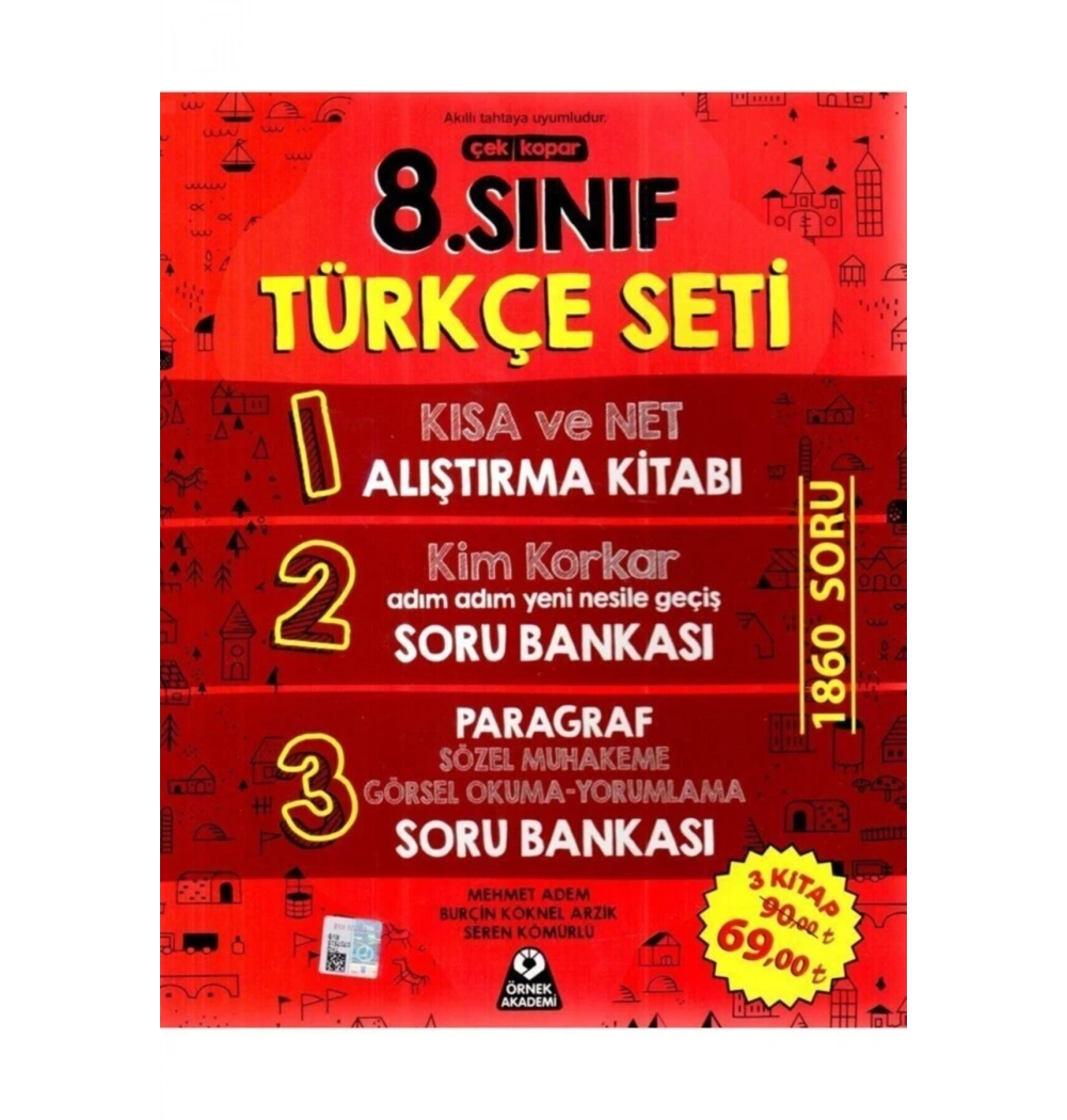 8.Sınıf Türkçe Seti Örnek Akademi