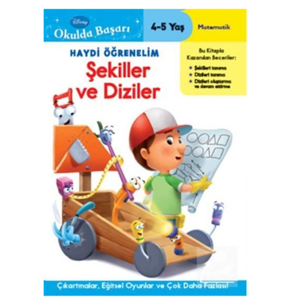 Haydi Öğrenelim Şekiller Diziler 4-5 Yaş Doğan Egmont