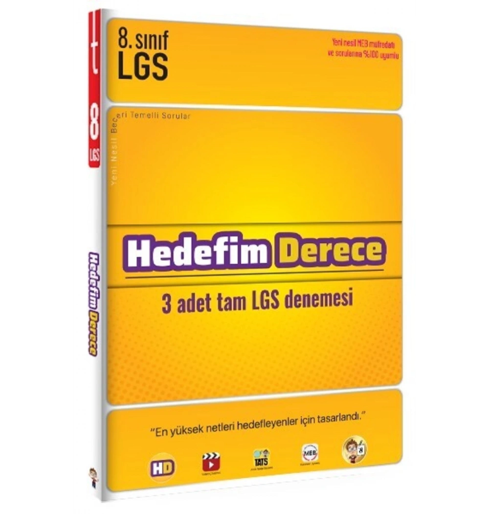 Tonguç 8.Sınıf Lgs Hedefim Derece 3 Denemesi