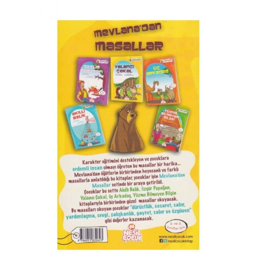 Mevlanadan Masallar 5 Kitap Emel Nermin Temel Nesil