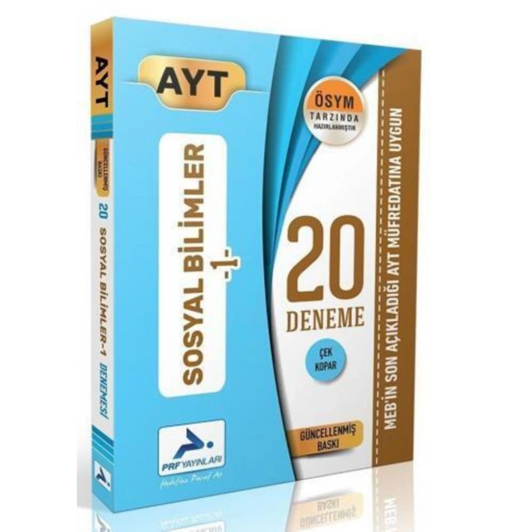 Paraf Ayt Sosyal Bilimler 1 Özel 20 Deneme