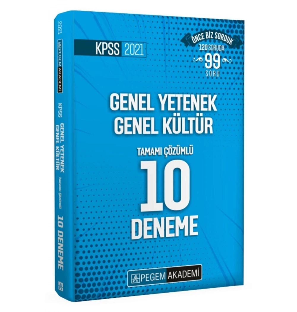Pegem 2021 Kpss Gk Gy Çözümlü 10 Deneme
