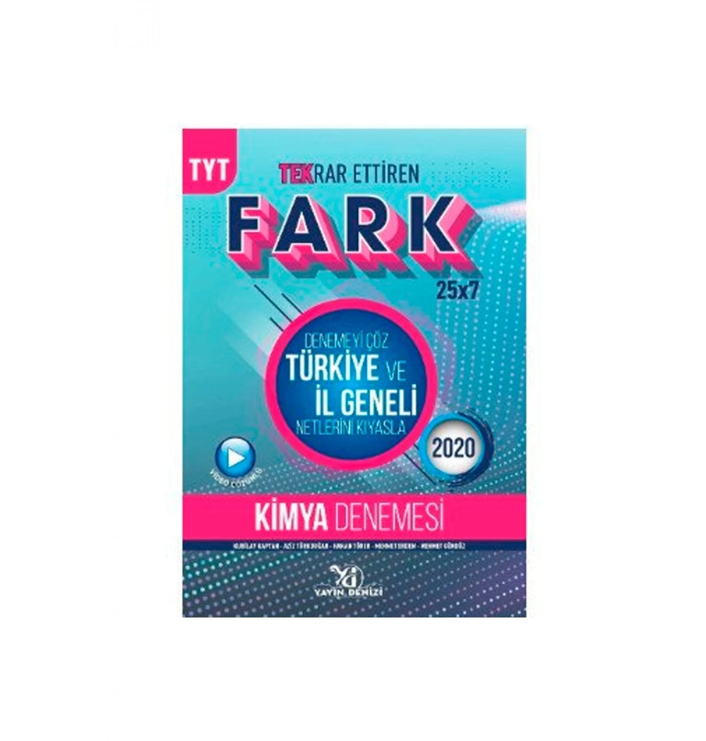 Tyt Kimya 25X7 Denemesi Yayındenizi