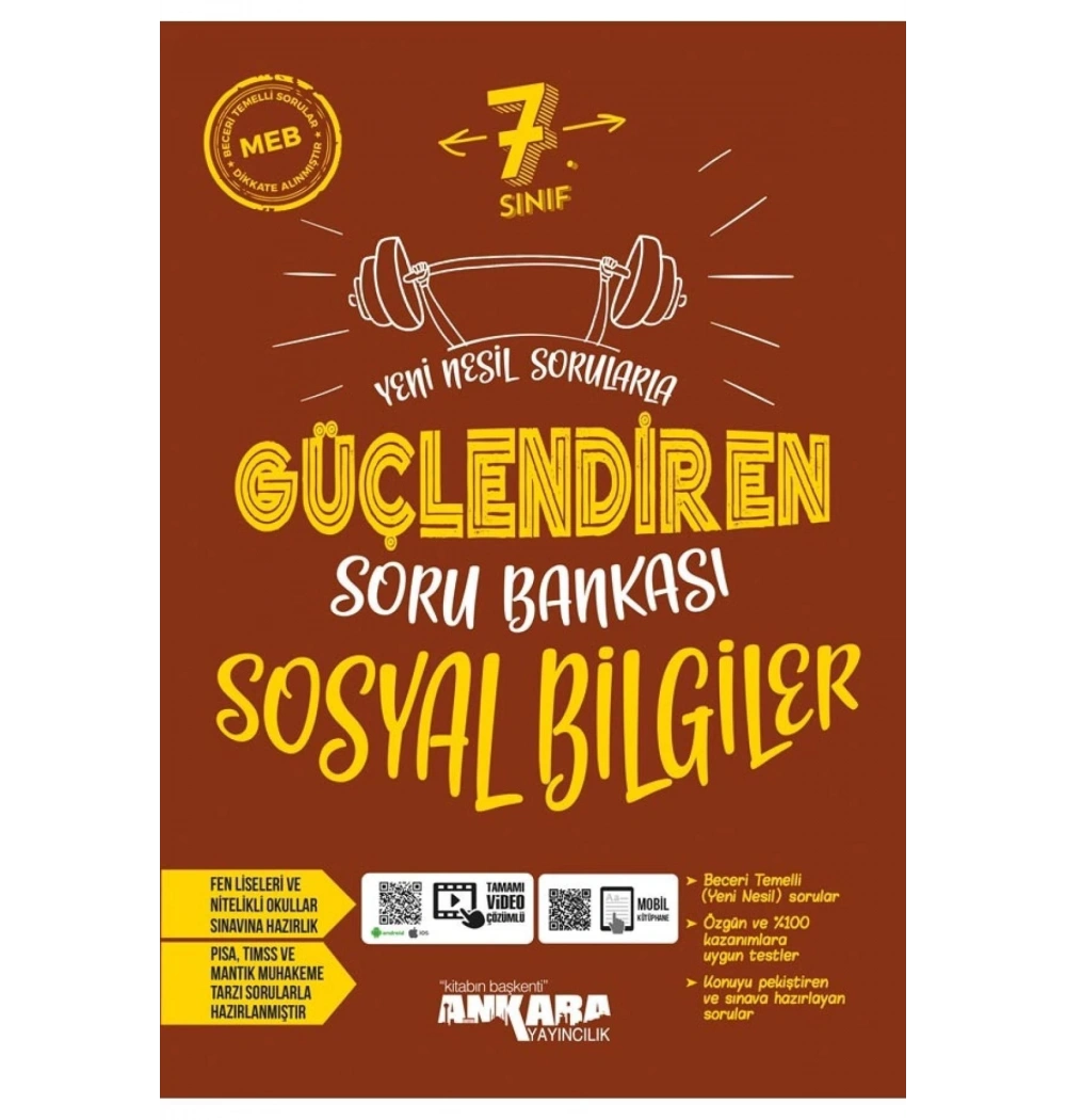 7. Sınıf Sosyal Bilgiler Güçlendi̇Ren Soru Bankasi Ankara Yayın