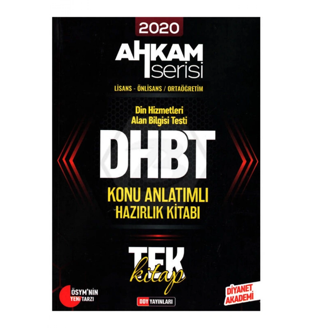 Ahkam Dhbt 2022 Ahkam  Lisans Önlisans Konu Anlatımlı Hazırlık Kitabı