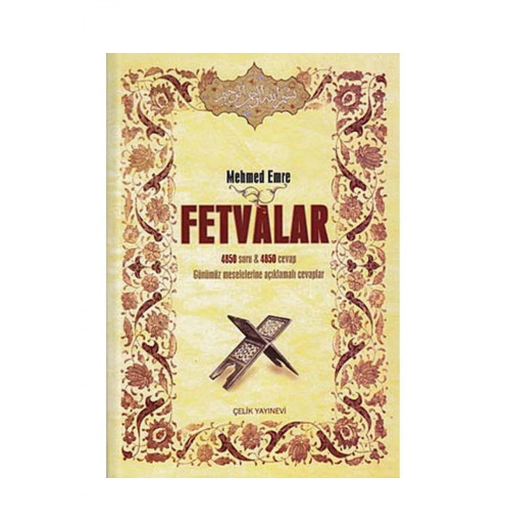 Fetvalar 2 Cilt.Mehmed Emre    Çelik