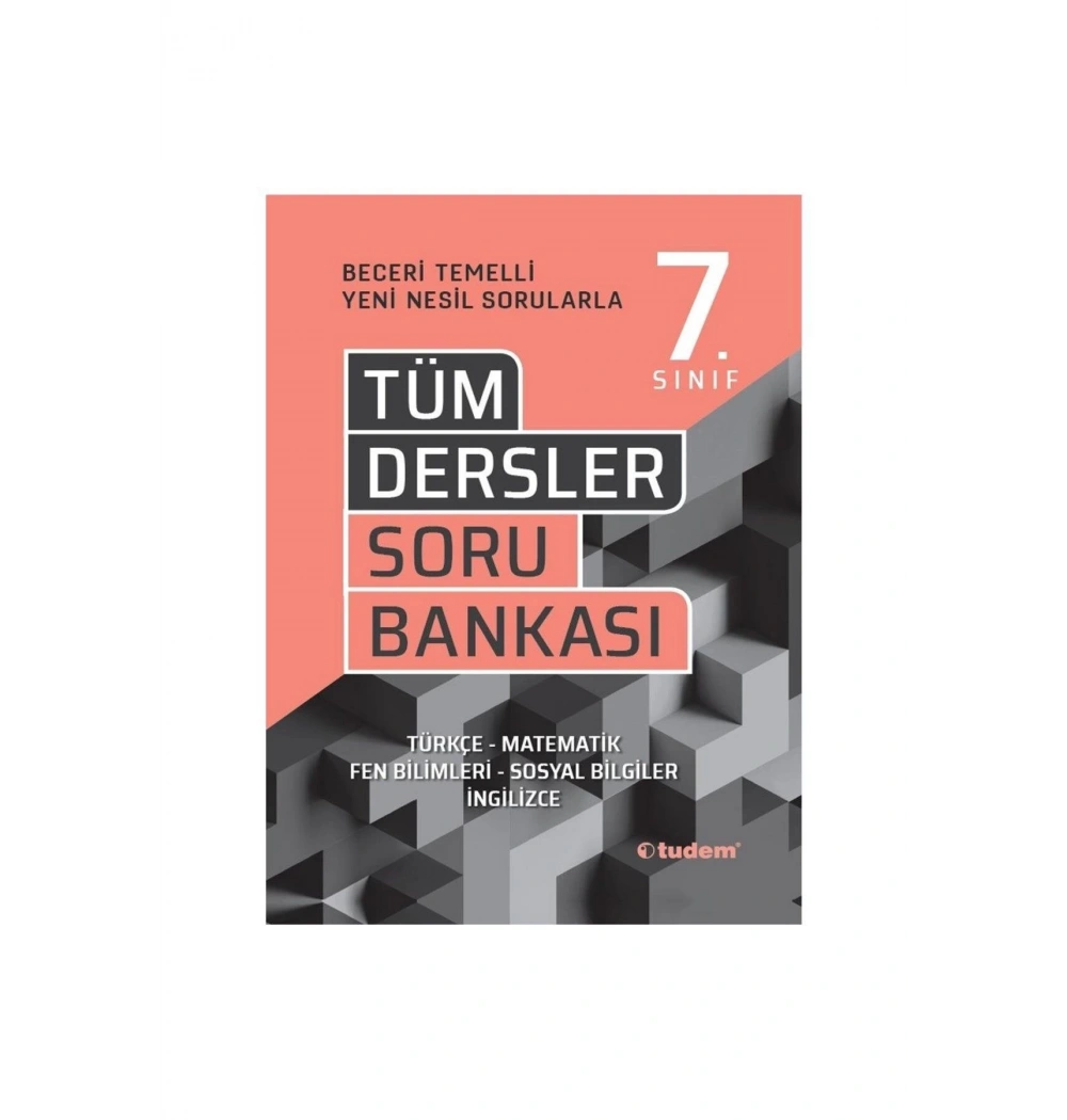 Tudem 7.Sınıf Tüm Dersler Soru Bankası Beceri Temelli