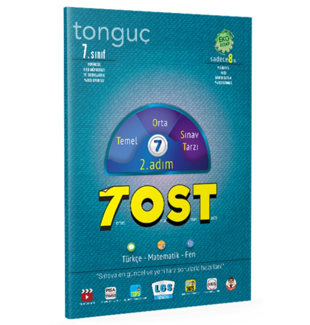 Tonguç 7.Sınıf Türkçe Matematik Fen Tost