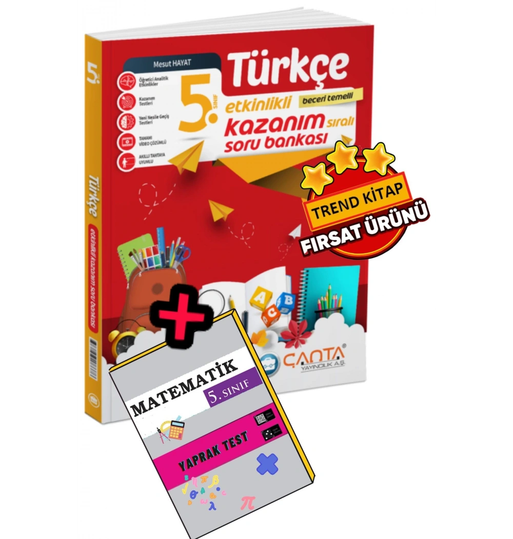 Çanta 5.Sınıf Türkçe Etkinlikli Soru Bankası