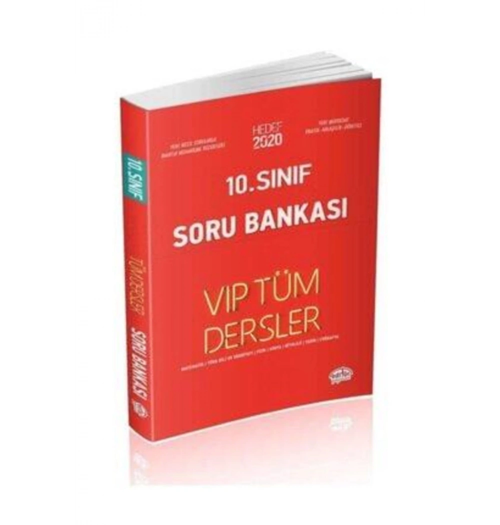 Editör 10.Sınıf Vip Tüm Dersler Soru Bankası