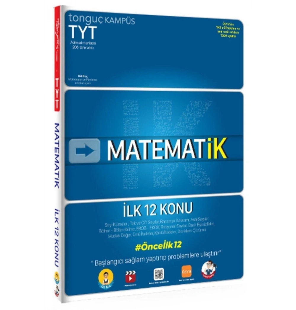 Tonguç Tyt Matematik İlk 12 Konu Soru Bankası