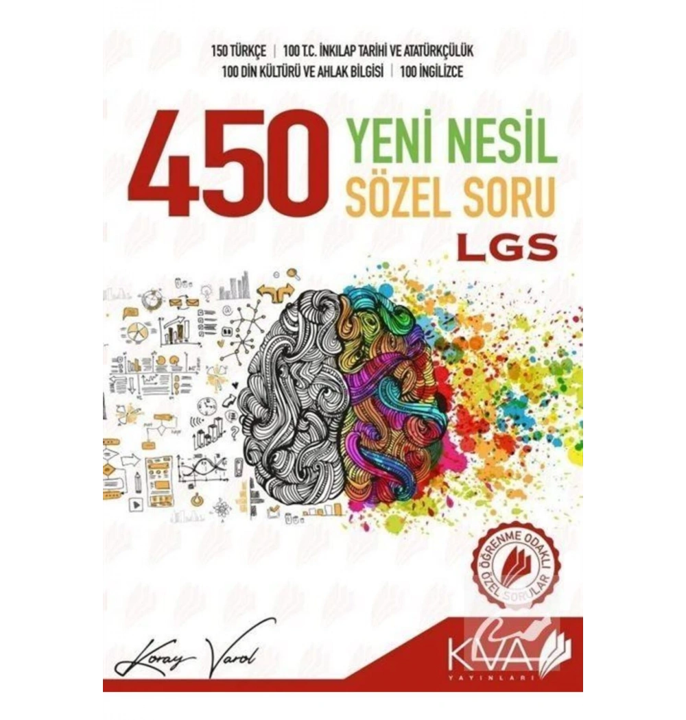 8.Sınıf Lgs 450 Yeni Nesil Sözel Soru Koray Varol Akademi