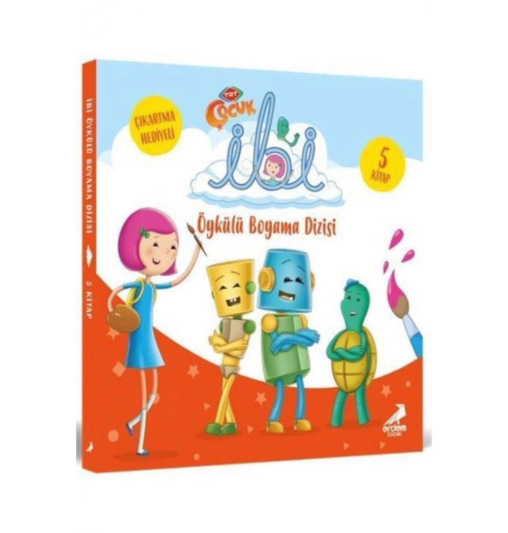 İbi İle Öykülü Boyama Dizisi 5 Kitap Set Erdem Yayınları