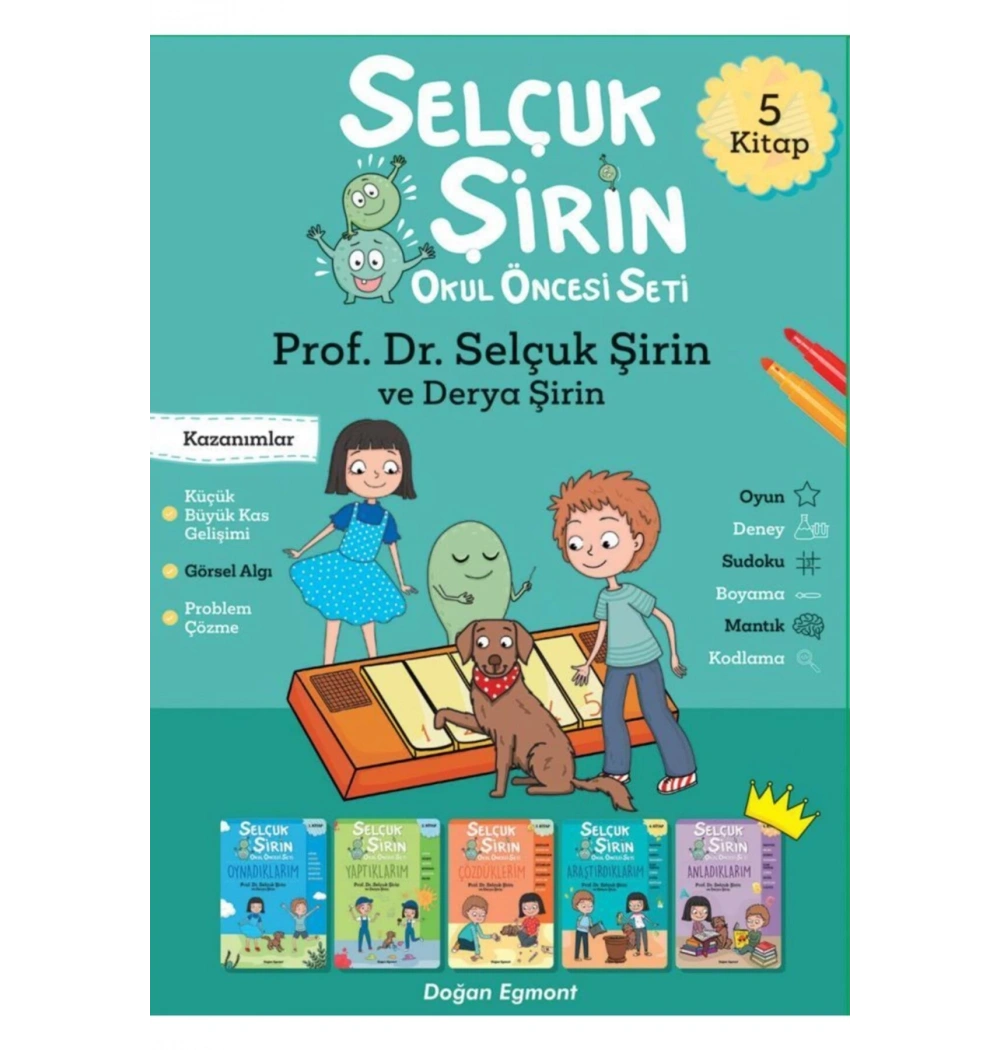 Selçuk Şirin Okul Öncesi Seti 5 Kitap  Doğanegmont