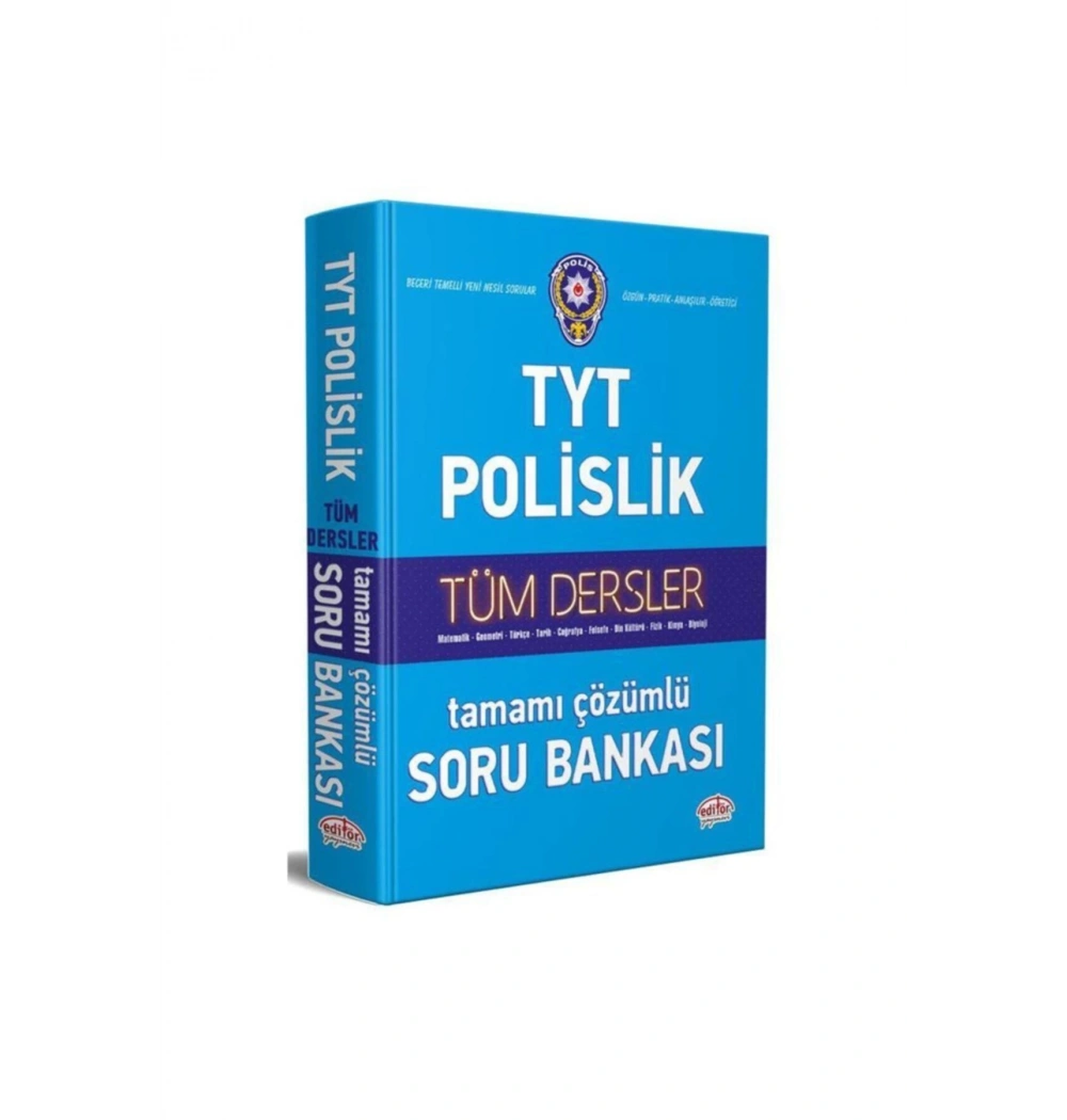 Tyt Polislik Tüm Dersler Çözümlü Soru Bankası Editör