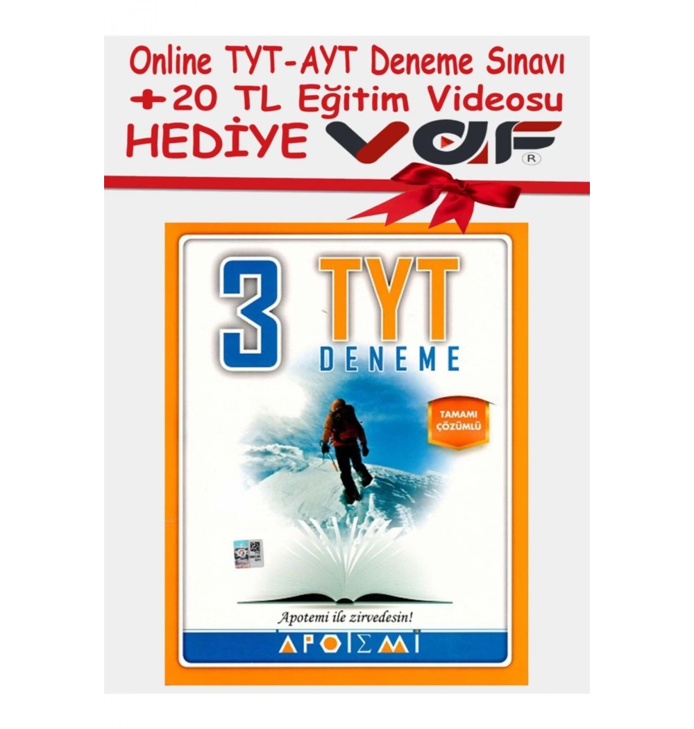 Apotemi Tyt 3 Deneme Çözümlü