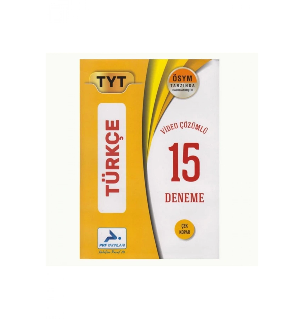 Paraf Tyt Türkçe Çözümlü 15 Deneme