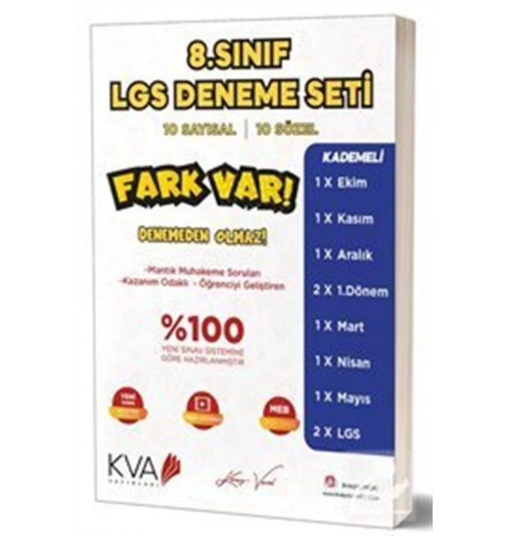 8.Sınıf Lgs Deneme Seti 10 Sayısal 10 Sözel  Koray Varol Akademi