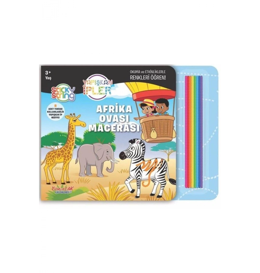 Afrika Ovası Macerası Yapışkan İpler 3+Yaş Yumurcak