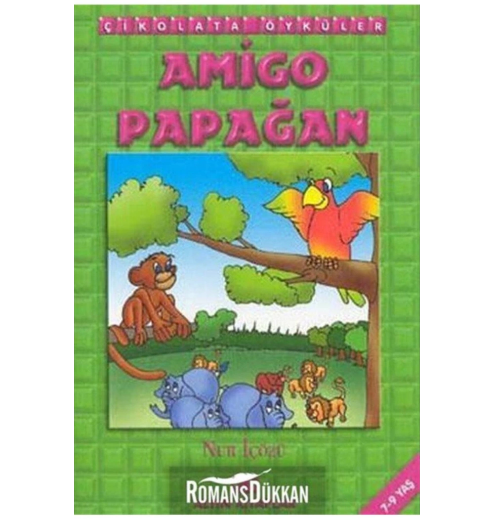 Ami̇Go Papağan - Çi̇Kolata Öyküler - El Yazısı İle Altın Kitap