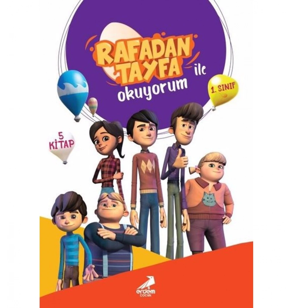 Rafadan Tayfa İle Okuyorum 1.Sınıf 5 Kitap  Erdem