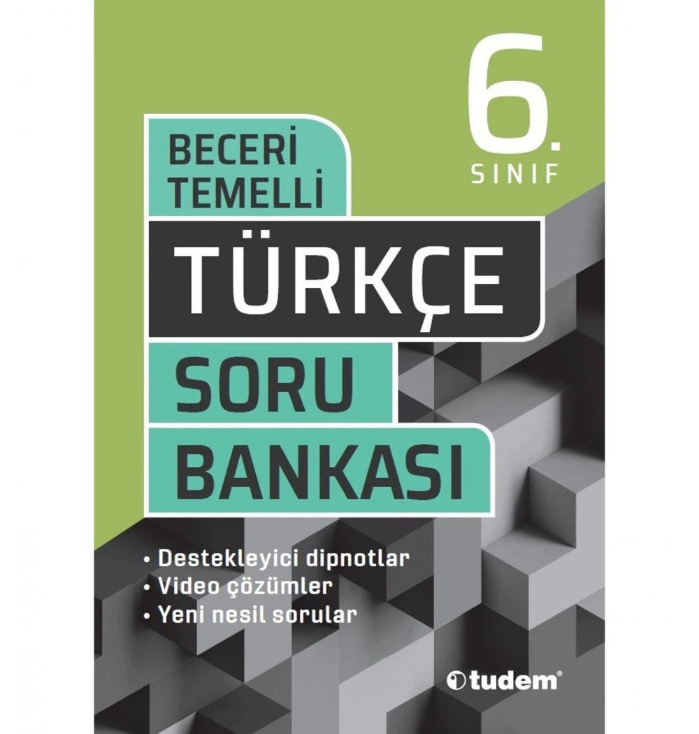 Tudem 6.Sınıf Türkçe Soru Bankası Beceri Temelli
