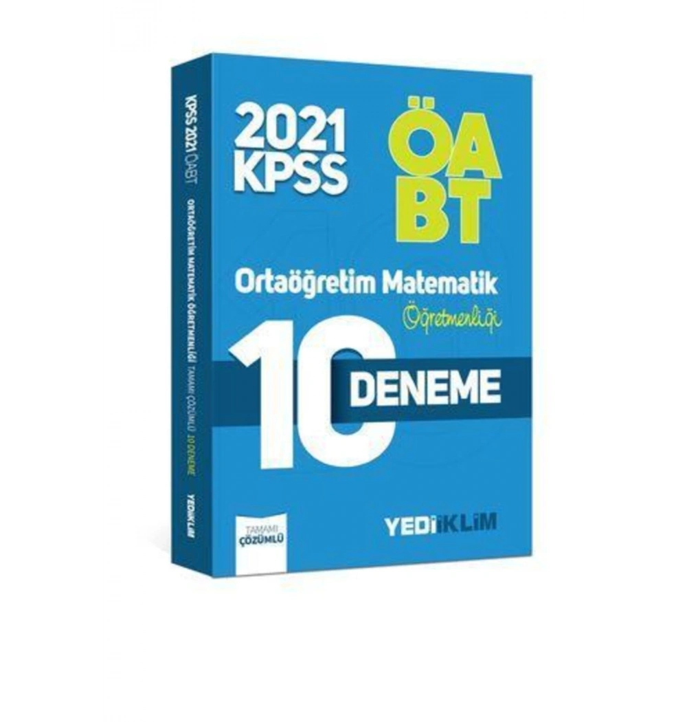 Öabt 2021 Ortaöğretim Matematik Öğretmenliği 10 Deneme Yediiklim