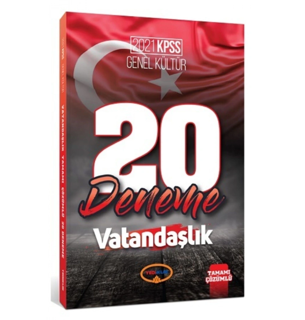 2021 Kpss Gk Vatandaşlık Çözümlü 20 Deneme Yediiklim