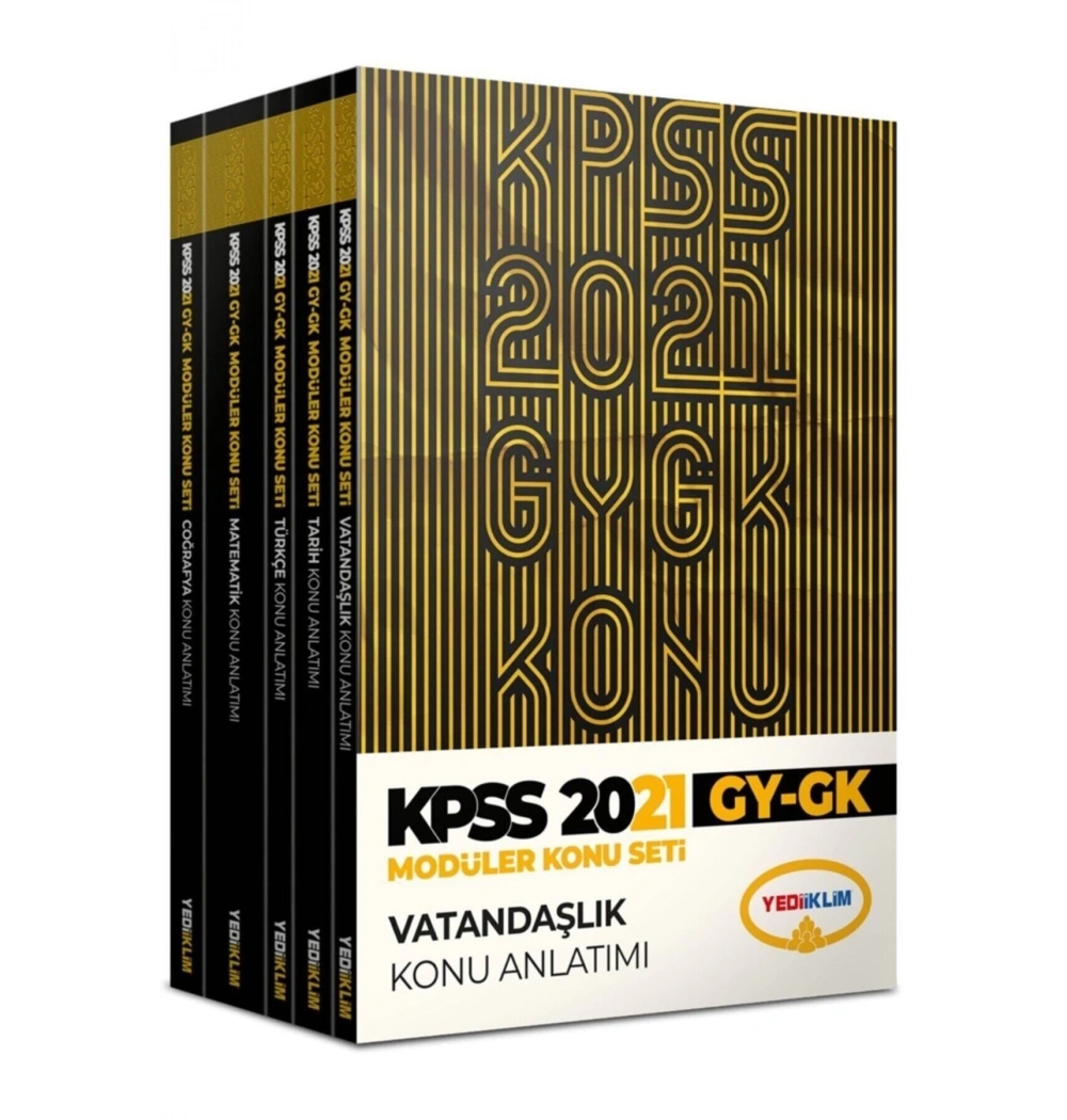 Kpss 2021 Gy Gk Konu Anlatım Modüler Set  Yediiklim