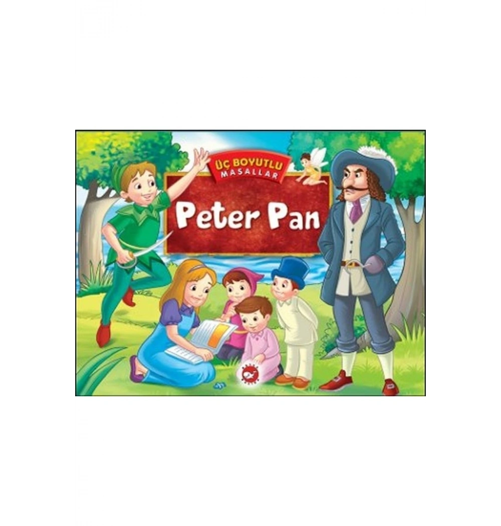 Peter Pan Üç Boyutlu Masallar Beyaz Balina
