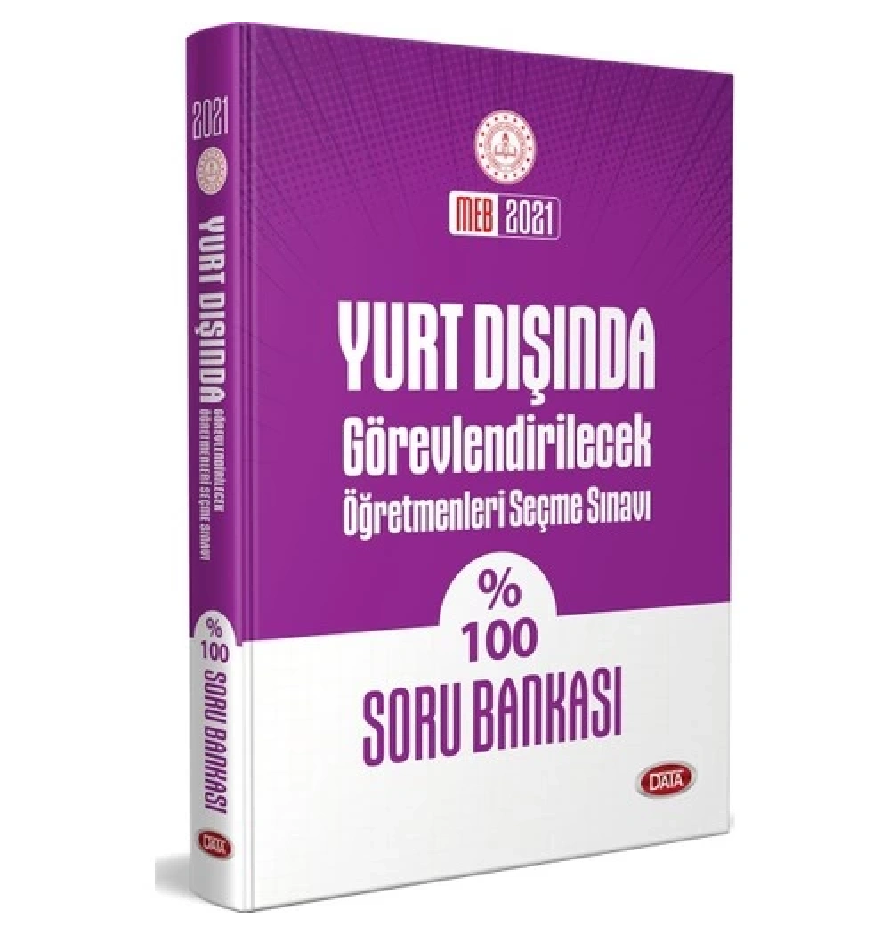 Data 2025 Yurtdışında Görevlendirilecek Öğretmen Seçme Soru Bankası