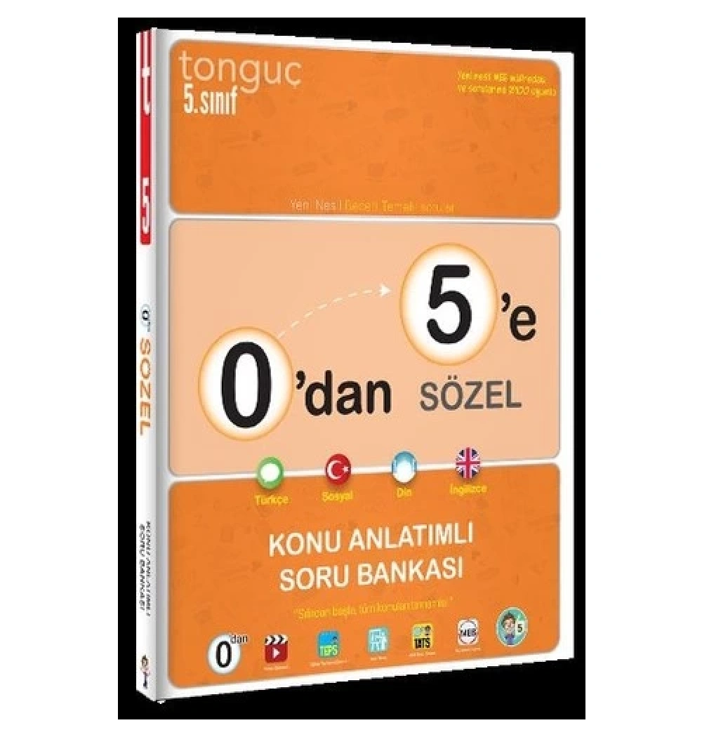 Tonguç 5.Sınıf 0 Dan 5 E Sözel Konu Anlatımlı Soru Bankası
