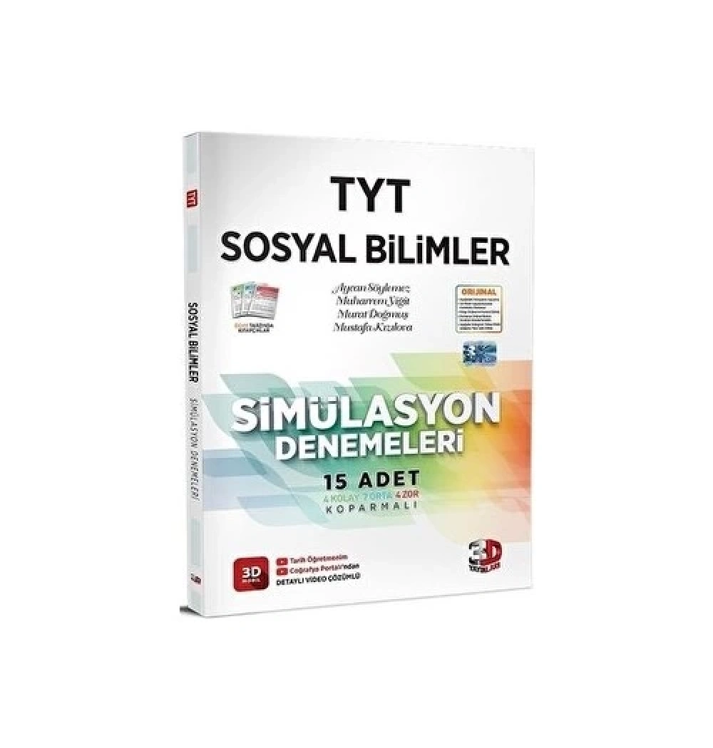 3D Tyt Sosyal Bilimler 15 Simülasyon Denemeleri