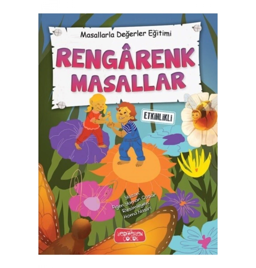 Rengarenk Masallar Etkinlikli Ciltli  Yediveren