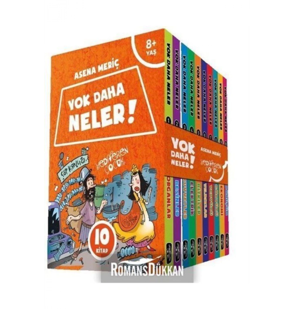 Yok Daha Neler Seti10 Kitap Kutulu 8+Yaş Asena Meriç Yediveren