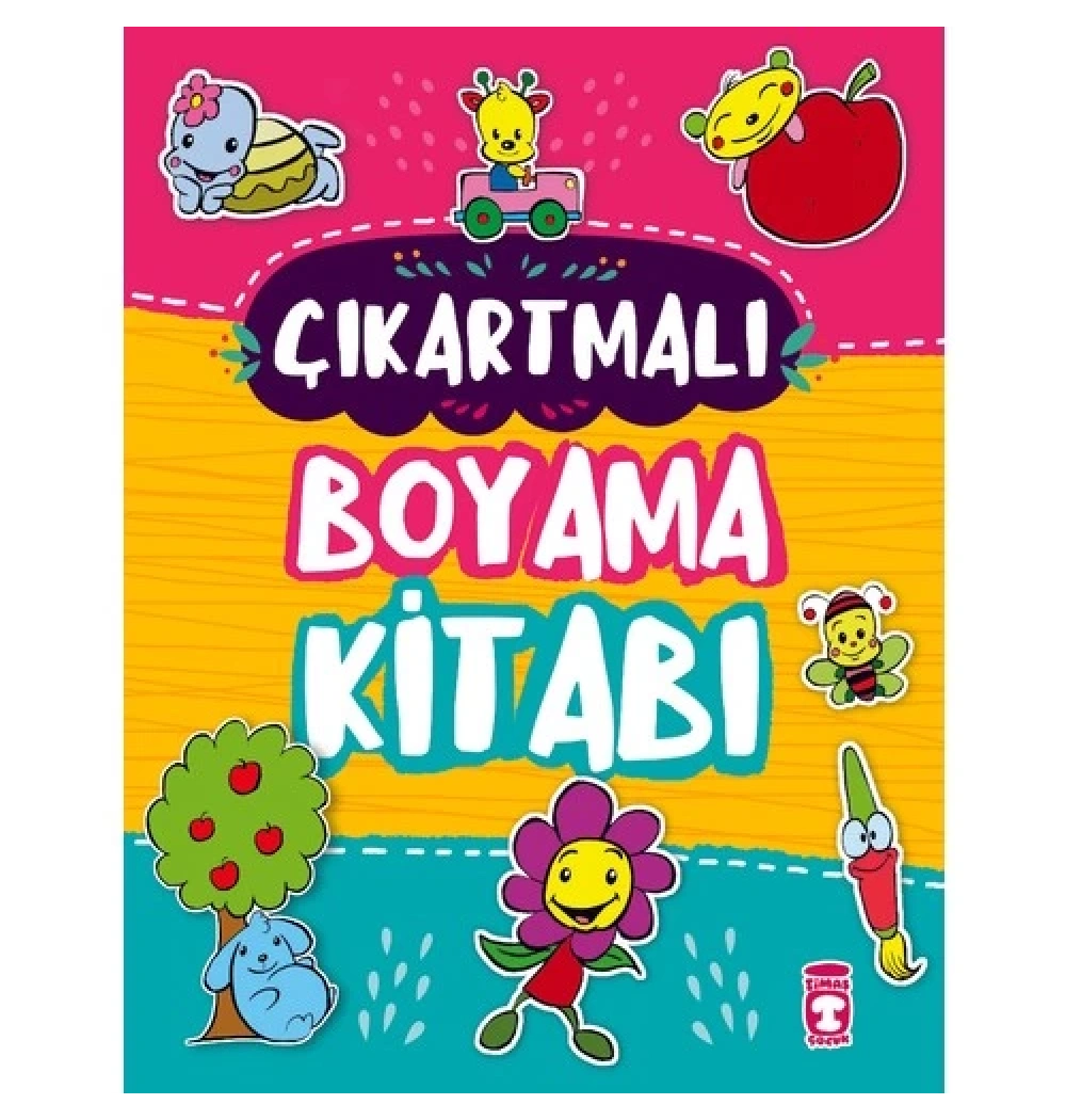 Çıkartmalı Boyama Kitabı Timaşçocuk