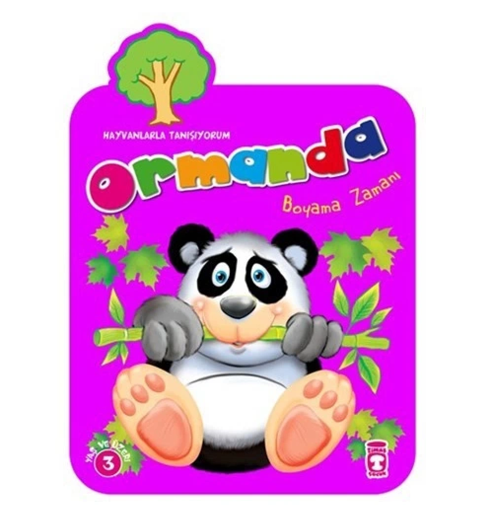 Hayvanlarla Tanışıyorum Ormanda Boyama Zamanı   Timaşçocuk