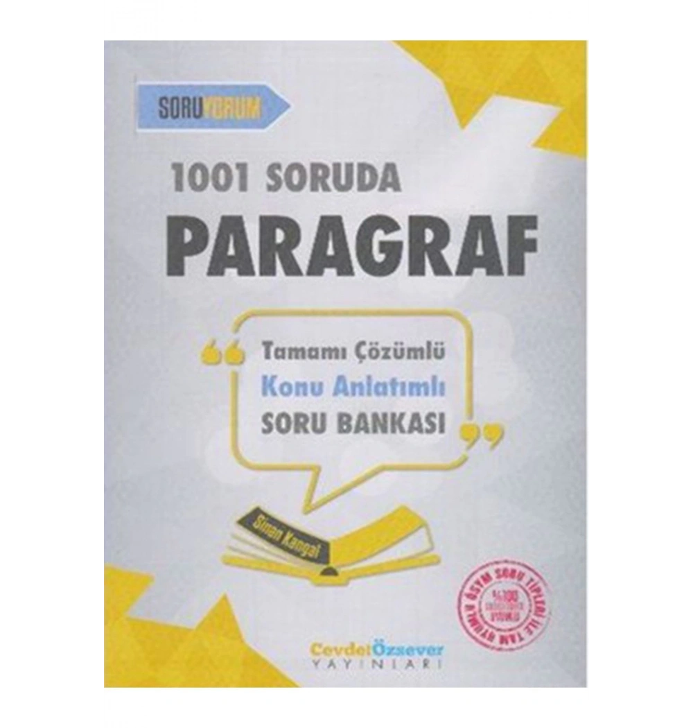 1001 Soruda Paragraf Konu A.Soru Bankası   Cevdet Özsever