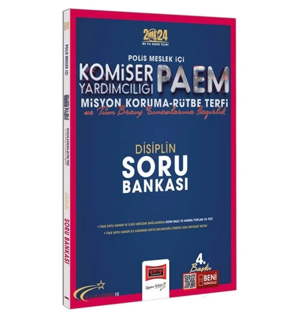 Yargı 2024 Komiser Yardımcılığı Disiplin Soru Bankası