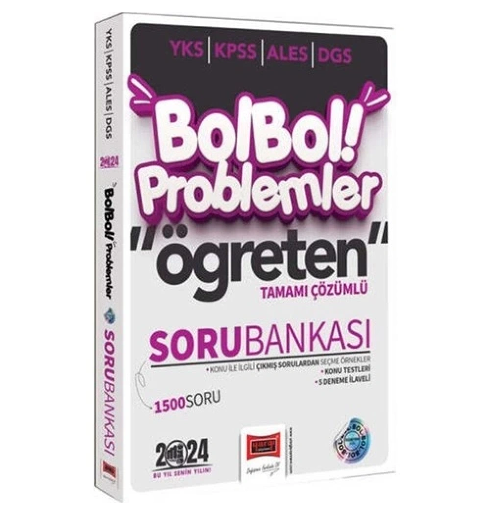 Yargı 2024 Yks Kpss Ales Dgs Bol Bol Problemler Öğreten Çözümlü Soru Bankası