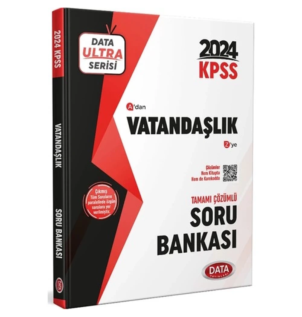 Data 2024 Kpss Vatandaşlık Çözümlü Soru Bankası