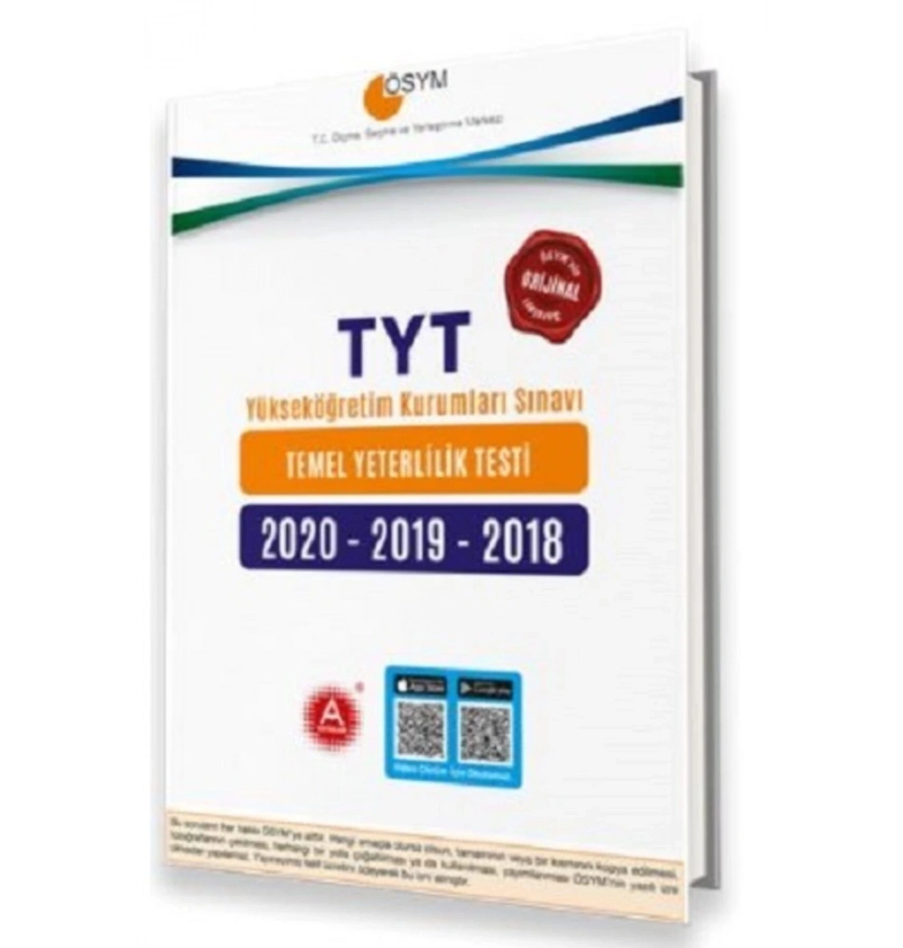 Tyt 2020-2019-2018 Tıpkı Basim Paketi A Yayınları