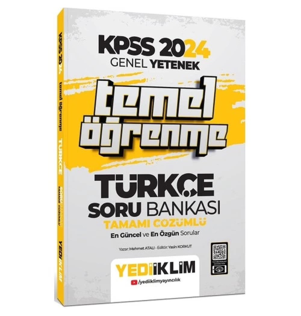 Kpss 2024 Gy Türkçe Çözümlü Soru Bankası  Yediiklim