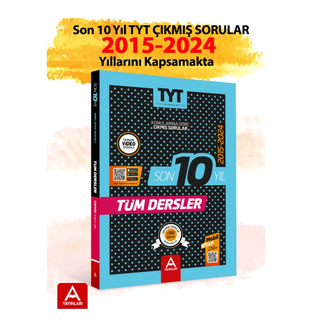 Tyt2011-2020 Son 10 Yıl Çıkmış Sorular A Yayın