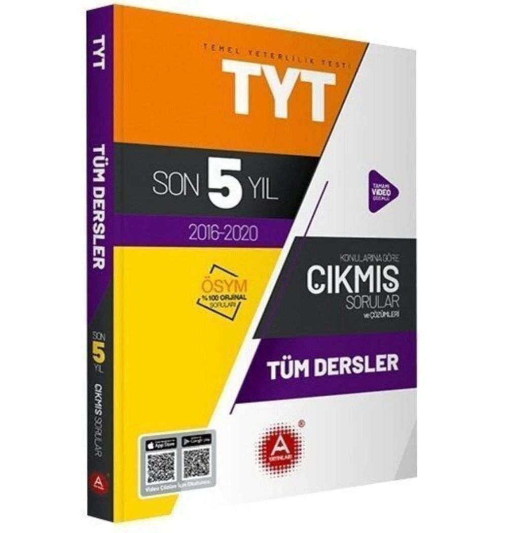 Tyt 2016-2020 Son 5 Yıl Çıkmış Sorular A Yayınları